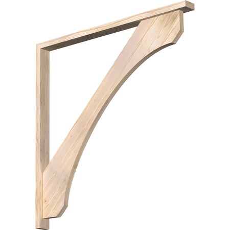 Legacy Block Smooth Bracket W/ Offset Brace, Douglas Fir, 3 1/2W X 48D X 48H